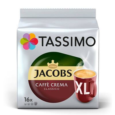 Kapsle pro Tassimo Jacobs Krönung café crema XL 16x8,3g